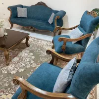 مبل ۹ نفره چوب نراد|مبلمان خانگی و میز عسلی|آمل, |دیوار