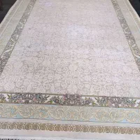 2فرش1200شانه برجسته کرم چرک9متری اکرولیک هیت ست