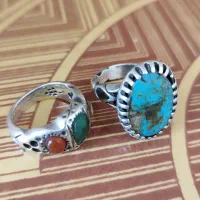 انگشتر زمرد و فیروزه|جواهرات|نجف‌آباد, هفده شهریور|دیوار