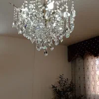 لوستر برنزی ۵ شعله|لوستر و چراغ آویز|قم, پردیسان|دیوار