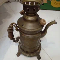 سماور شکاری ذغالی آنتیک