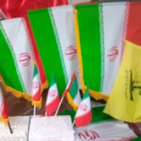 پرچم دستی و چوبی مناسب راهپیمایی