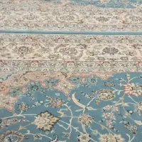 فرش ۱۲۰۰شانه برجسته تمام نخ طبیعی