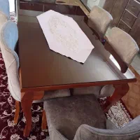 میز غذا خوری ۶ نفره|میز و صندلی غذاخوری|قروه, |دیوار