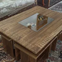 میز وسط با چهار تا میز عسلی کوچیک