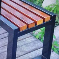 نیمکت پارکی رویه چوب روس یا ترمو