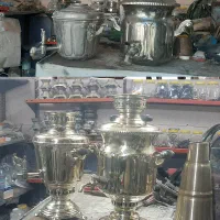 سماور گازی ۴ تا ۱۲ لیتری برنجی و استیل/سماورسازی|سماور، چایساز، قهوهساز|یزد, |دیوار