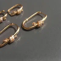 گوشواره ست مادردختری  استیل رنگ ثابت