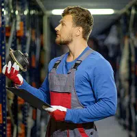 کارمند لوازم یدکی خودرو