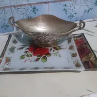 دوعددسینی بایه اجیل خوری|ظروف سرو و پذیرایی|رشت, سلیمانداراب|دیوار