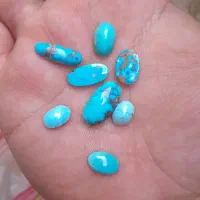 فیروزه نیشابور اصل رنگ طبیعی محک وعجمی