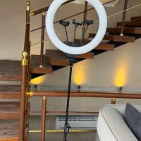 رینگ لایت با پایه عکاسی