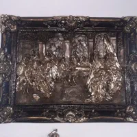 تابلو وساعت آیینه ای|ساعت دیواری و تزئینی|اندیشه, شهرک صدف|دیوار