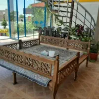 تولید انواع تخت سنتی چوبی|مبلمان خانگی و میز عسلی|ابهر, |دیوار