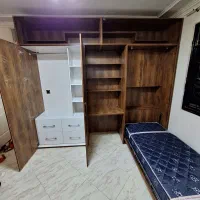 کابینت کمد دیواری درب اتاق خواب چوب ترمو|خدمات پیشه و مهارت|چهارباغ, |دیوار