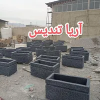 گلدان بتنی سنگین شیار دار|مصالح و تجهیزات ساختمان|تهران, شهر‌زیبا|دیوار