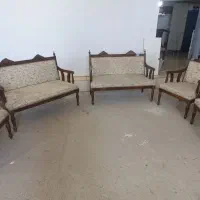 مبلمان چوبی قدیمی|مبلمان خانگی و میز عسلی|کرج, محمود آباد|دیوار