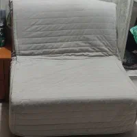 مبل تختخواب شو تک نفره در حد نو (سفارشی)