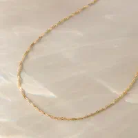 طلای سبک و نو زنجیر  2عدد خوش قیمت