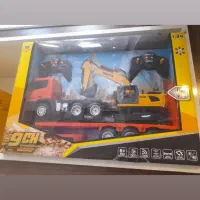 ماشین تریلی و بیل مکانیکی کنترلی هوینا|اسباب‌‌بازی|قزوین, |دیوار