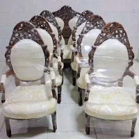 مبل تاج بلند مبلمان استیل سلطنتی جهیزیه گردو