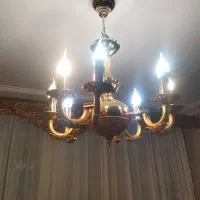 لوستر ۸شاخه|لوستر و چراغ آویز|کرج, حسین‌آباد|دیوار