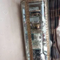 آینه کنسول و بوفه برنزی|بوفه، ویترین، کنسول|تبریز, |دیوار