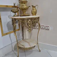 میز کنار سالنی وسماور با شکلات خوری برنزی|صنایع دستی و سایر لوازم تزئینی|تهران, هاشم‌آباد|دیوار