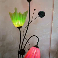 آباژور ایستاده طرح لاله