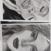 طراحی چهره|تابلو، نقاشی، عکس|اردکان, |دیوار