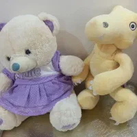 عروسک خرس و دایناسور