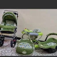 ست کامل کالسکه ،کریر ،ساک  ،روروک