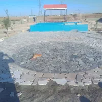 سنگ لاشه سنگ تاوه موزاییک سفتکاری بنایی سیمانکاری|خدمات پیشه و مهارت|مشهد, میان ولایت|دیوار