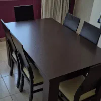 میز ناهارخوری ۶ نفره|میز و صندلی غذاخوری|تنکابن, |دیوار