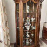 بوفه ویترین چوبی