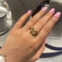 انگشتر پروانه بدون اجرت