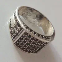 انگشتر نقره فول نگین