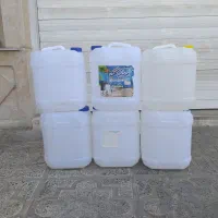 دبه ۱۰ لیتری سفید ساده