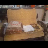 سرویس مبل هفت نفره سالم در حد نو|مبلمان خانگی و میز عسلی|سراوان, |دیوار