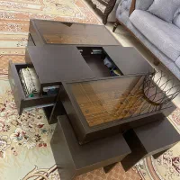 میز جلو مبلی با عسلی|مبلمان خانگی و میز عسلی|قائم‌شهر, |دیوار