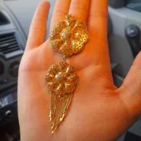 گردنبند پلاک نقره بحرینی زنانه آبکاری طلا(کپی طلا)|جواهرات|شیراز, وصال|دیوار