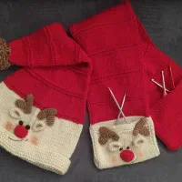 شالگردن و کلاه دستبافت