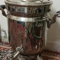سماور 15لیتری گازی .برنجی آبکاری