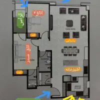 ۱۱۰متر فاخرترین واحد الهیه/مدرن/بدون مشابه|فروش آپارتمان|مشهد, جاهد شهر|دیوار