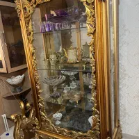 ویترین طلاکوب (تماما چوب گردو)