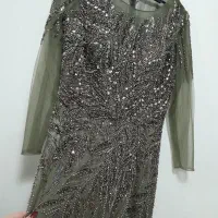 پیراهن مجلسی تمام سنگ کاری شده|لباس|کلاردشت, |دیوار