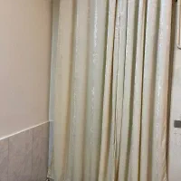 دو عدد پرده ورودی مخمل و شامی