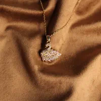 گردنبند قو سواروسکی