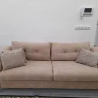 مبل ۷نفره کرم شامل ۳نفره.دونفره وتک نقره