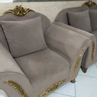 مبلمان ۴ تکه با دوتا میز عسلی